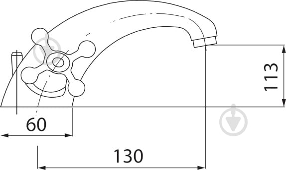 Смеситель для умывальника Ferro Retro XD 2 - фото 5