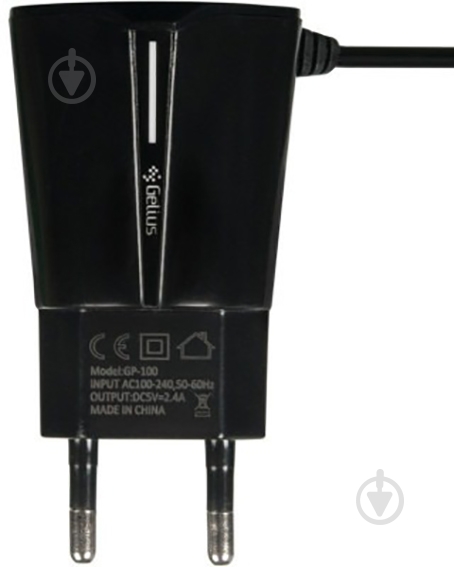 Сетевое зарядное устройство Gelius Pro Edition 2USB + USB кабель Type-C (2.4A) Черный - фото 3