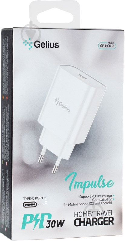 Сетевое зарядное устройство Gelius Pro Impulse PD30W GP-HC013 White - фото 7