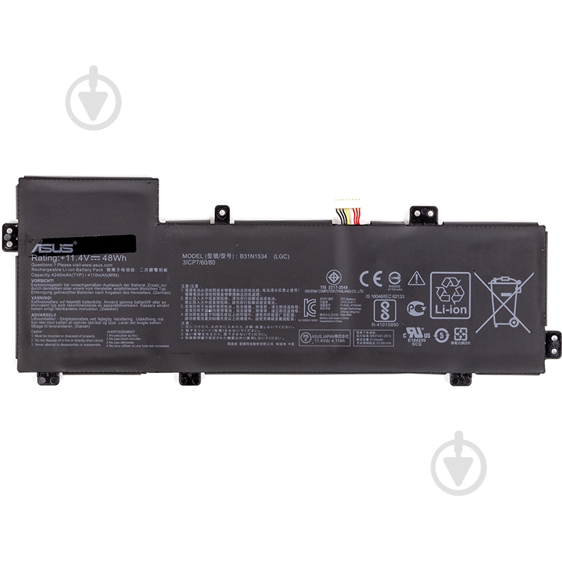 Акумулятор Asus NB431571 11,4 V 4240 mAh для Asus - фото 1