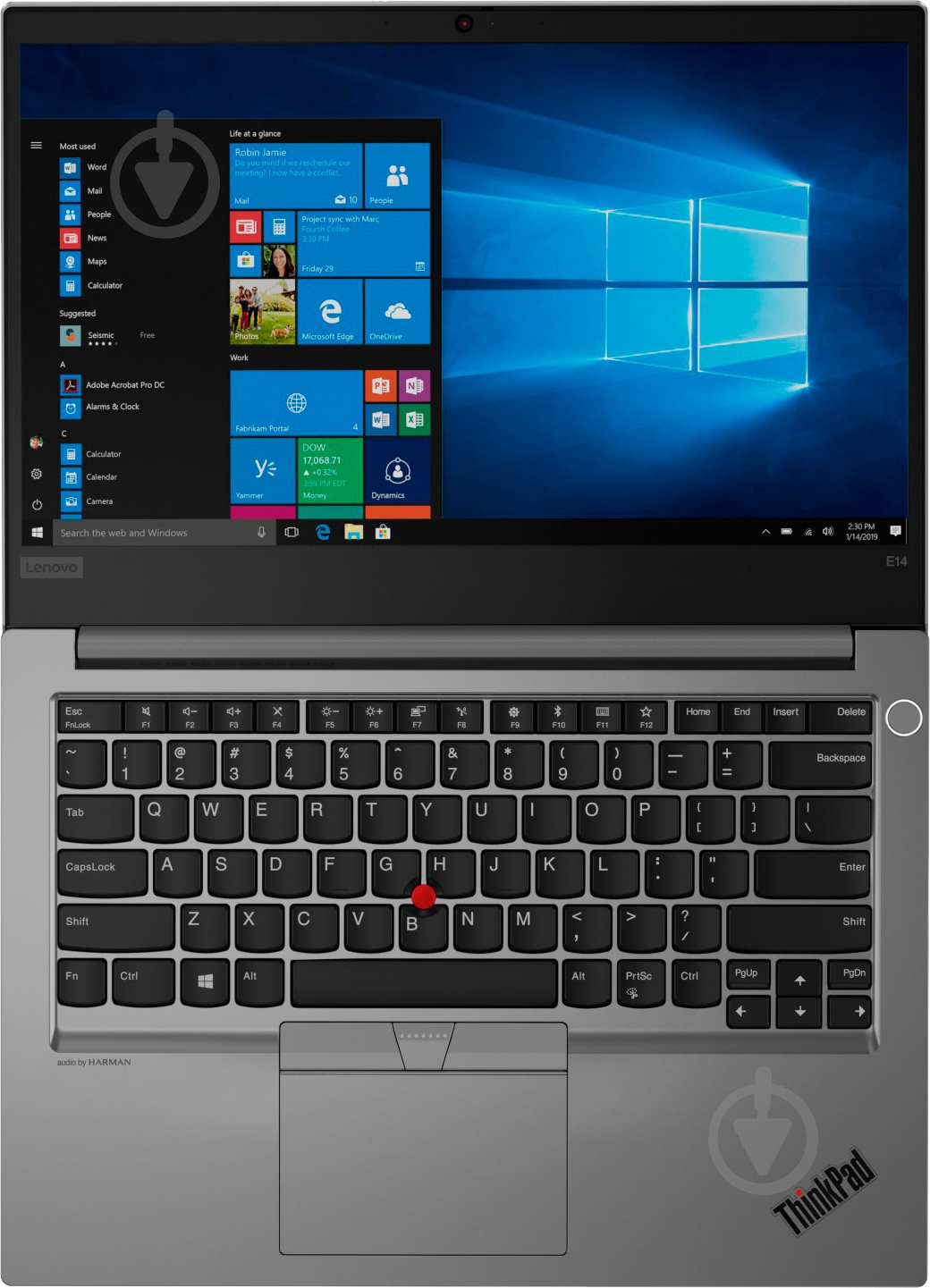 Ноутбук Lenovo ThinkPad E14 14" (20RA0015RT) silver - фото 11