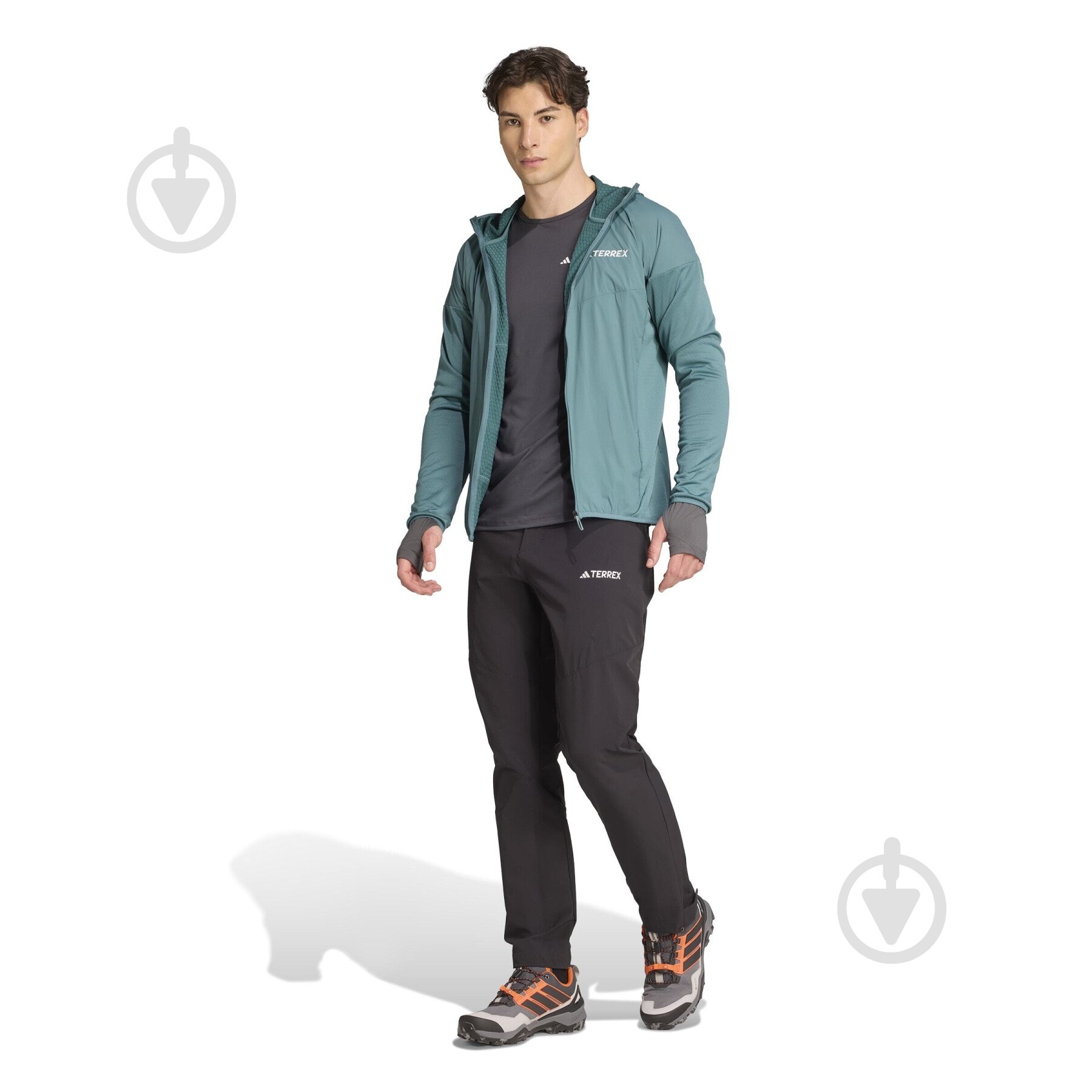 Худи Adidas XPR WIND FL H JM0109 р.XL зеленый - фото 6 Худи Adidas XPR WIND FL H JM0109 р.XL зеленый - фото 6