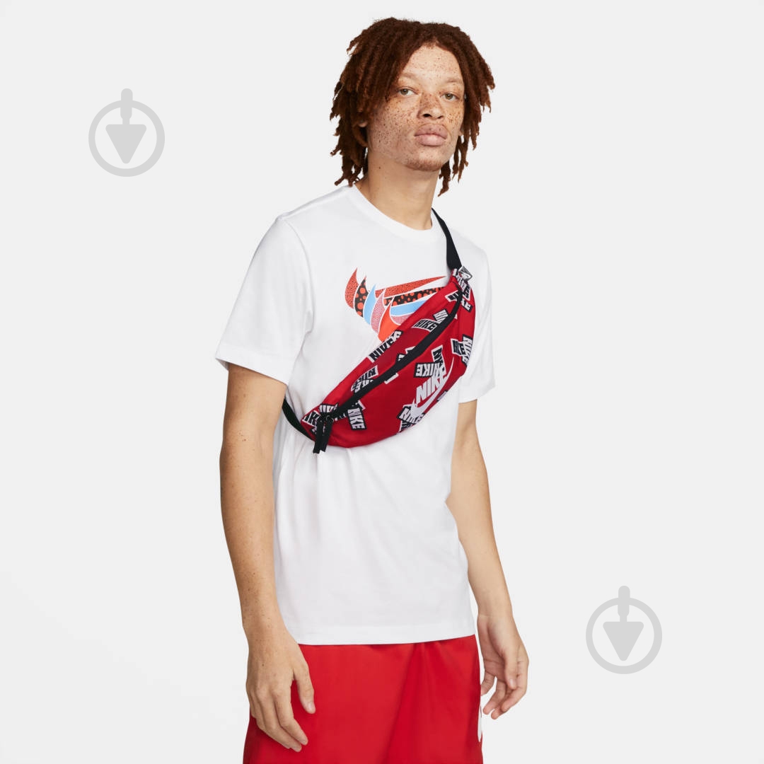 Сумка Nike HERITAGE DM2162-657 3 л червоний - фото 6