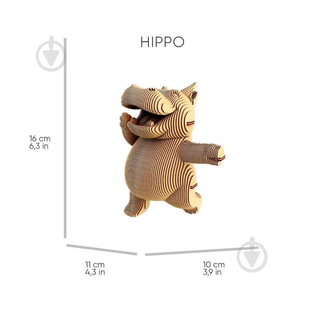 3D-конструктор Cartonic Puzzle SAFARI TRIO CARTTRIOSAF - фото 9