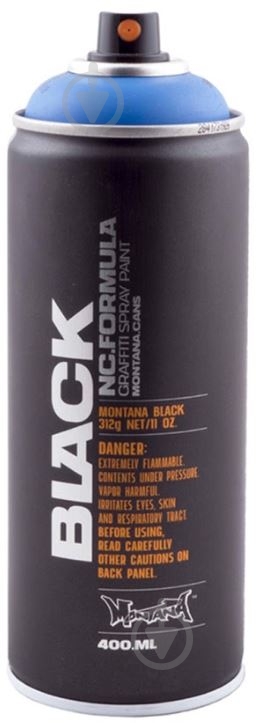 Фарба аерозольна Montana BLACK 5250 knock out синій мат 400 мл - фото 1