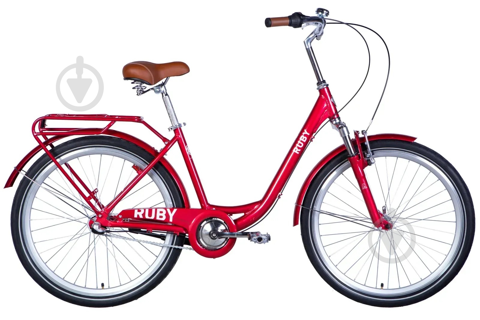 Велосипед Dorozhnik 26" 17"(43 см) RUBY PH OPS-D-26-261 красный - фото 1