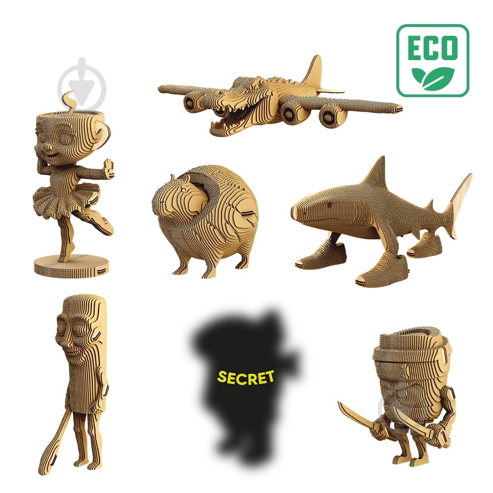 ᐉ 3D-конструктор Cartonic Puzzle Surprise Tralalero Tralala