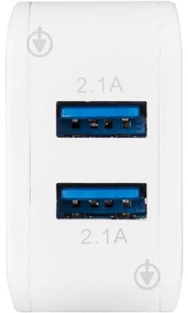 Мережевий зарядний пристрій Gelius Ultra Prime GU-HC02 2USB 2.1A Білий - фото 4