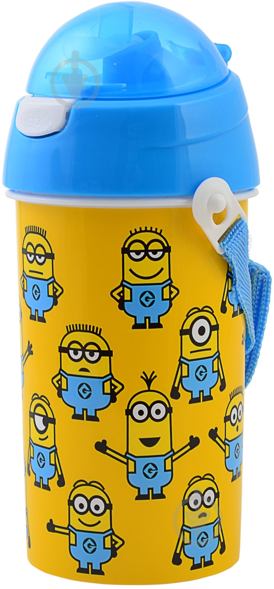 Бутылка для воды YES Minions 500 мл 706888 - фото 1