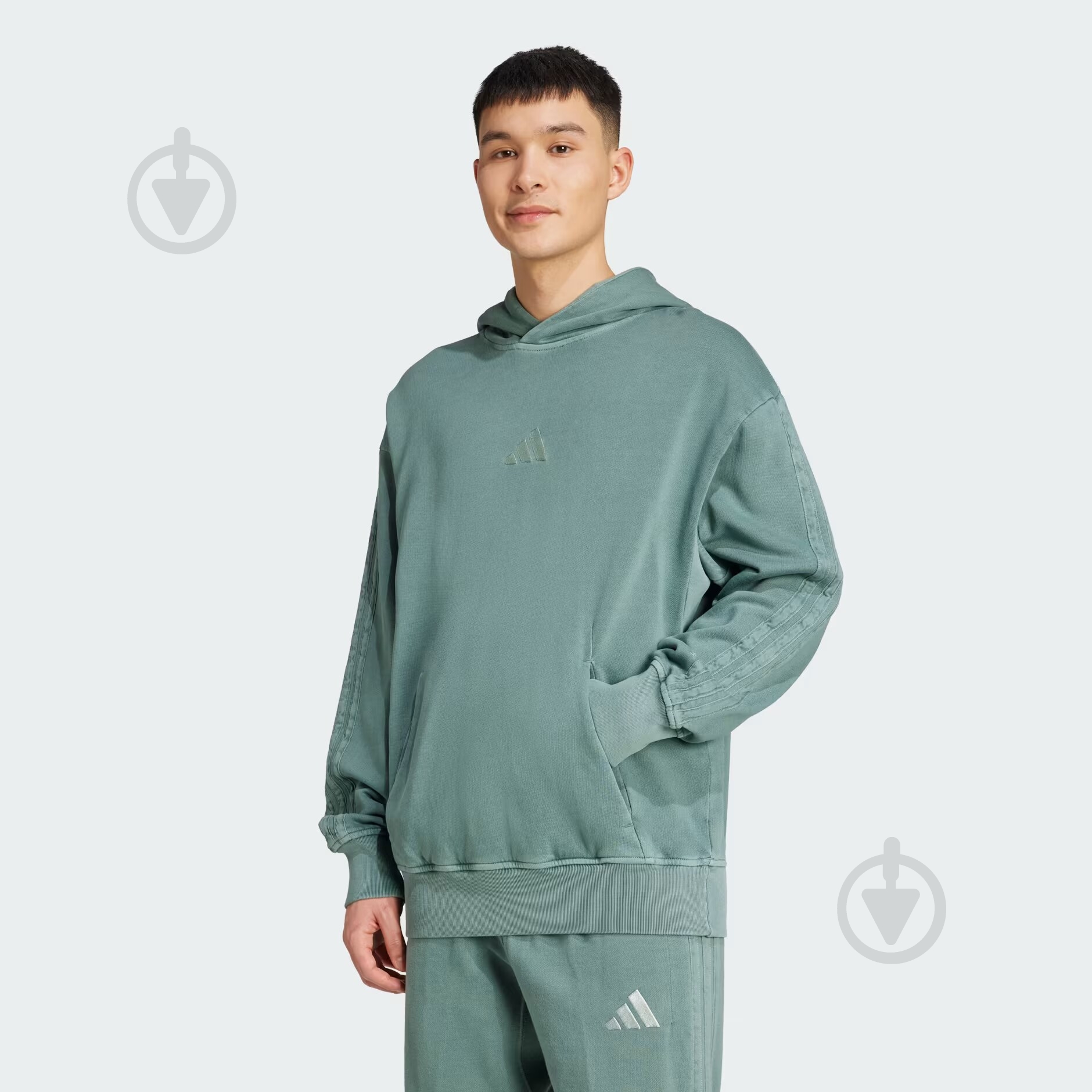 Джемпер Adidas M A SZN W FT HD JN0614 р.S зелений - фото 1 Джемпер Adidas M A SZN W FT HD JN0614 р.S зелений - фото 1