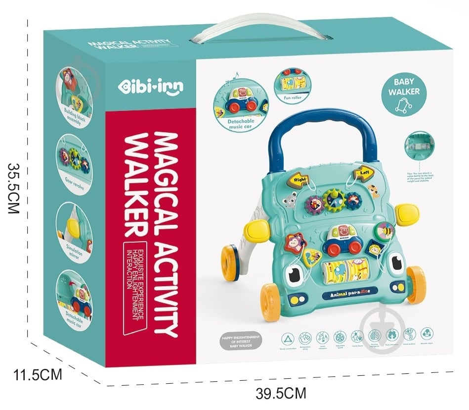 Игрушка BIBI-INN Ходунки со световыми и звуковыми эффектами 6003 - фото 2 Игрушка BIBI-INN Ходунки со световыми и звуковыми эффектами 6003 - фото 2