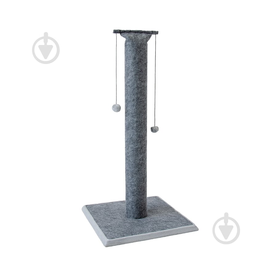 Когтеточка 10 центів для Джека стойка L H - 77 см серая - фото 1 Когтеточка 10 центів для Джека стойка L H - 77 см серая - фото 1