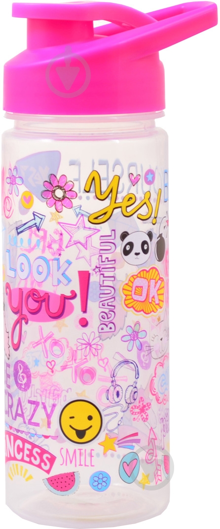 Бутылка для воды YES Be yourself 500 мл 706910 разноцветный - фото 1