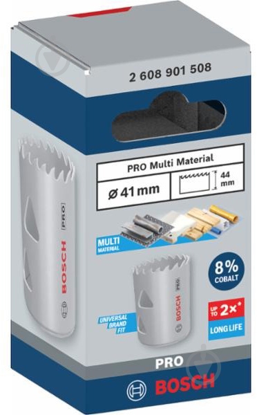 Коронка Bosch PRO Multi Material 41 мм 2608901508 - фото 3