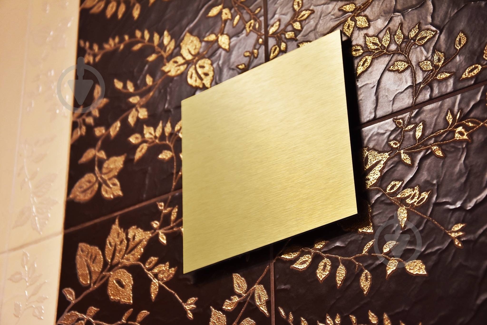 Декоративная панель AirRoxy для вентилятора dRim 100/125 ALUMINIUM GOLD Aluminium Gold (01-169) - фото 6