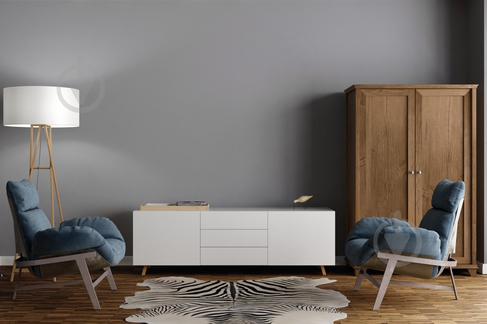 Обои виниловые горячего тиснения Bravo 81126BR16 1,06x10,05 м - фото 6