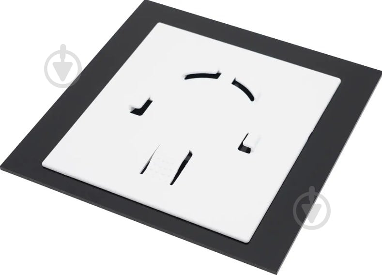 Декоративная панель AirRoxy для вытяжных вентиляторов и решетки BLACK Glass dRim 100/125 стекляная черная глянцевая 01-172 - фото 4