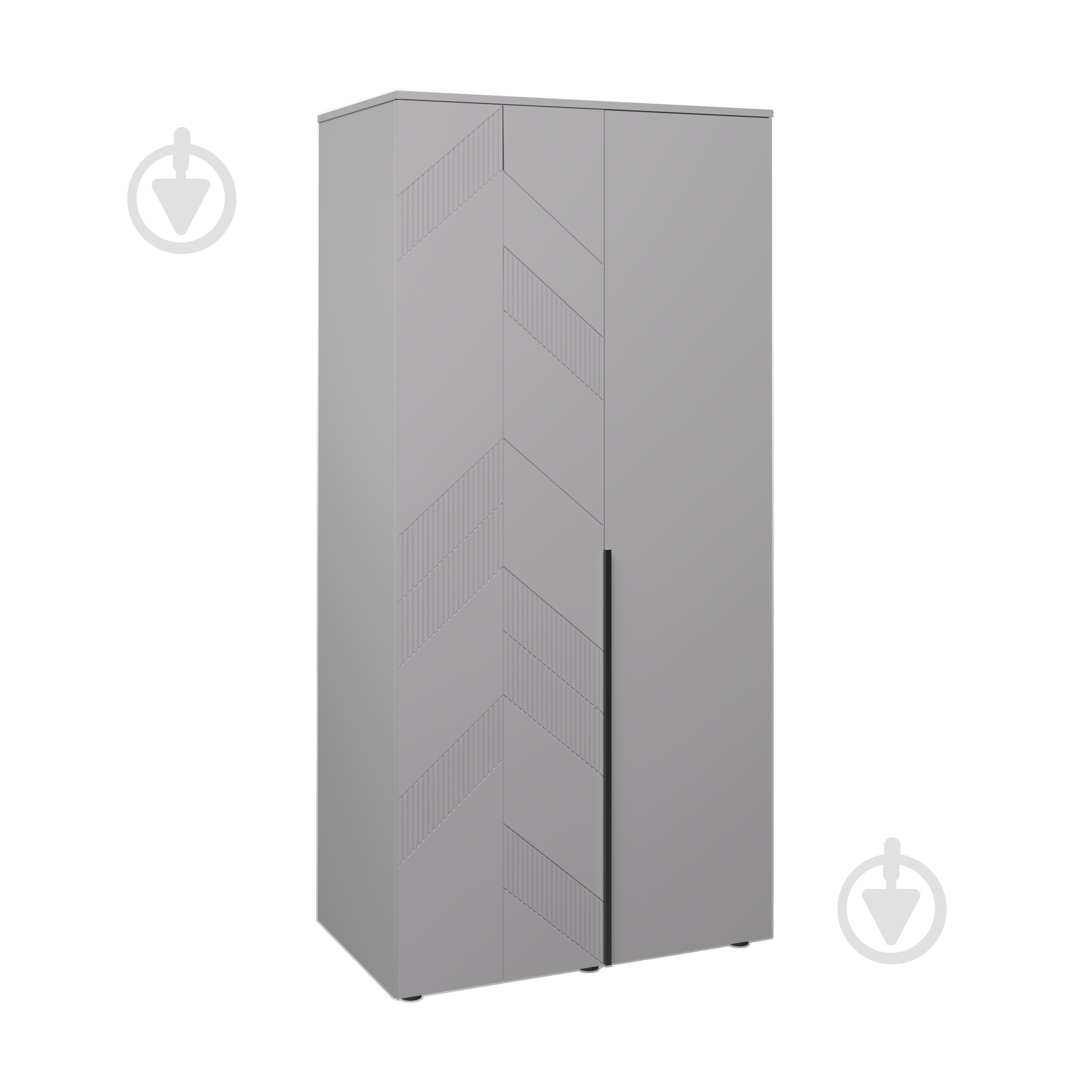 Шкаф Вісент Скай 2дв белая аляска - фото 1