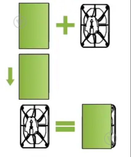 Декоративная панель AirRoxy для вытяжных вентиляторов и решетки стекляная красная RED Glass dRim 100/125 01-173 - фото 4