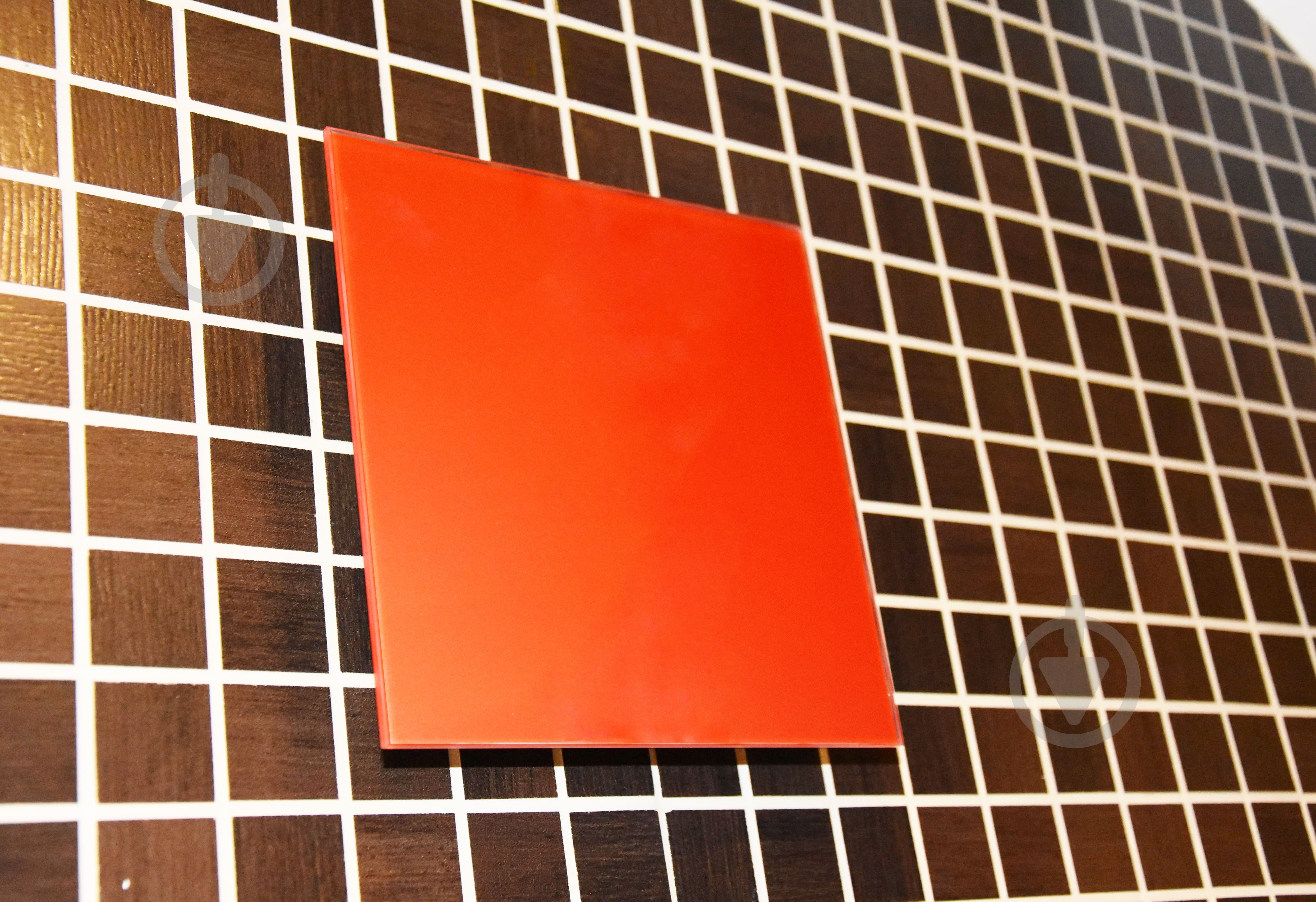 Декоративная панель AirRoxy для вытяжных вентиляторов и решетки стекляная красная RED Glass dRim 100/125 01-173 - фото 3