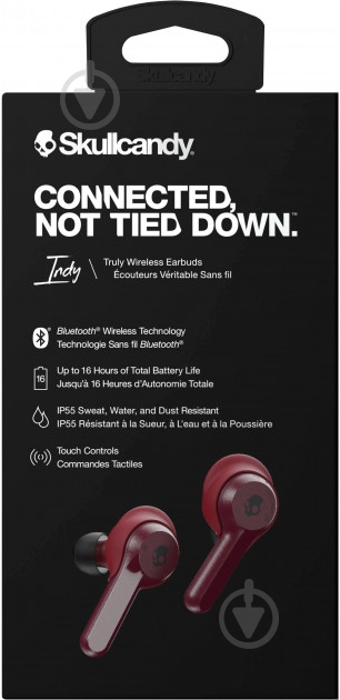 Навушники SKULLCANDY Indy True Wireless (S2SSW-M685) bordo - фото 4