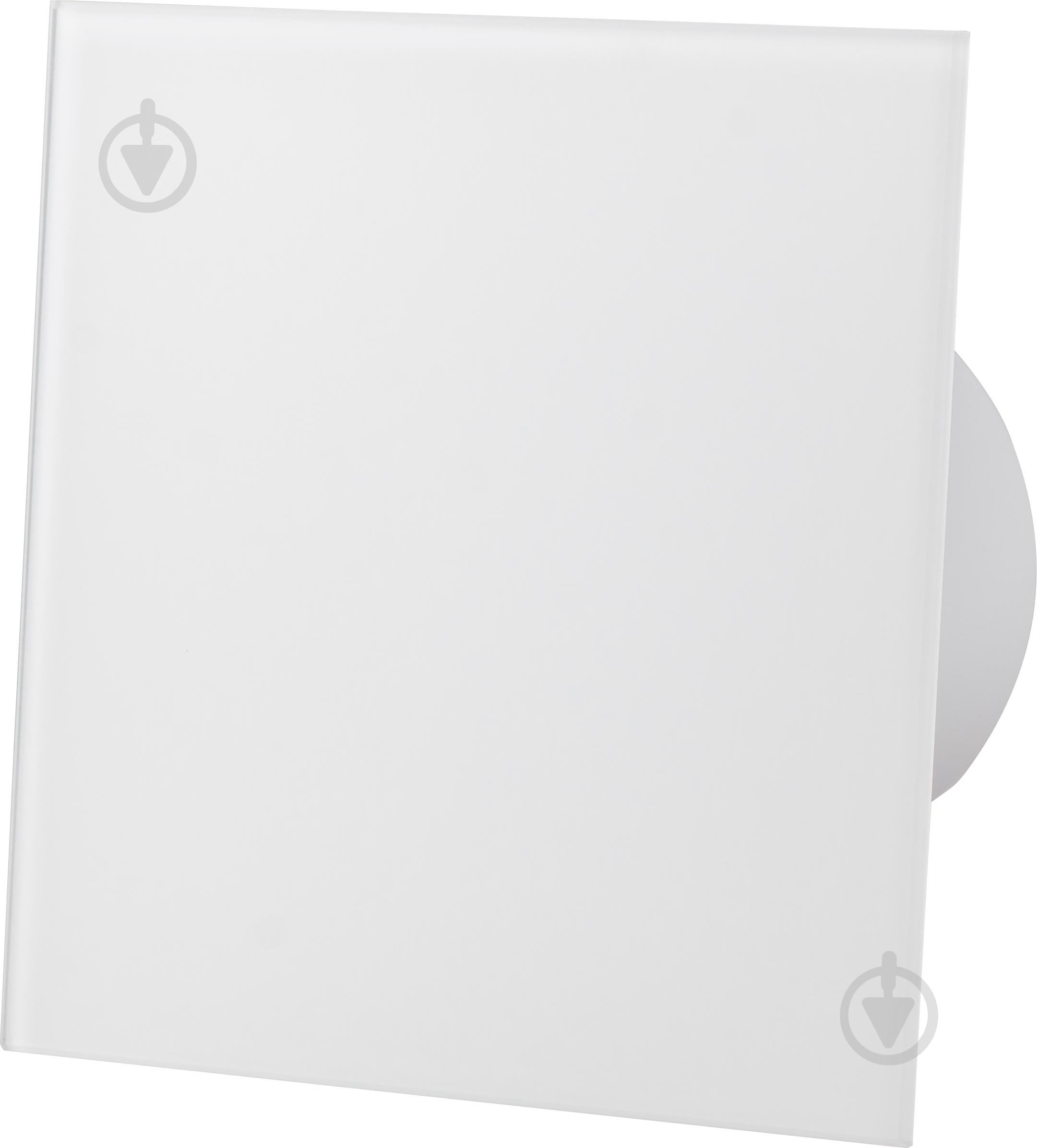 Витяжний вентилятор AirRoxy WHITE Gloss Glass (01-170) - фото 1