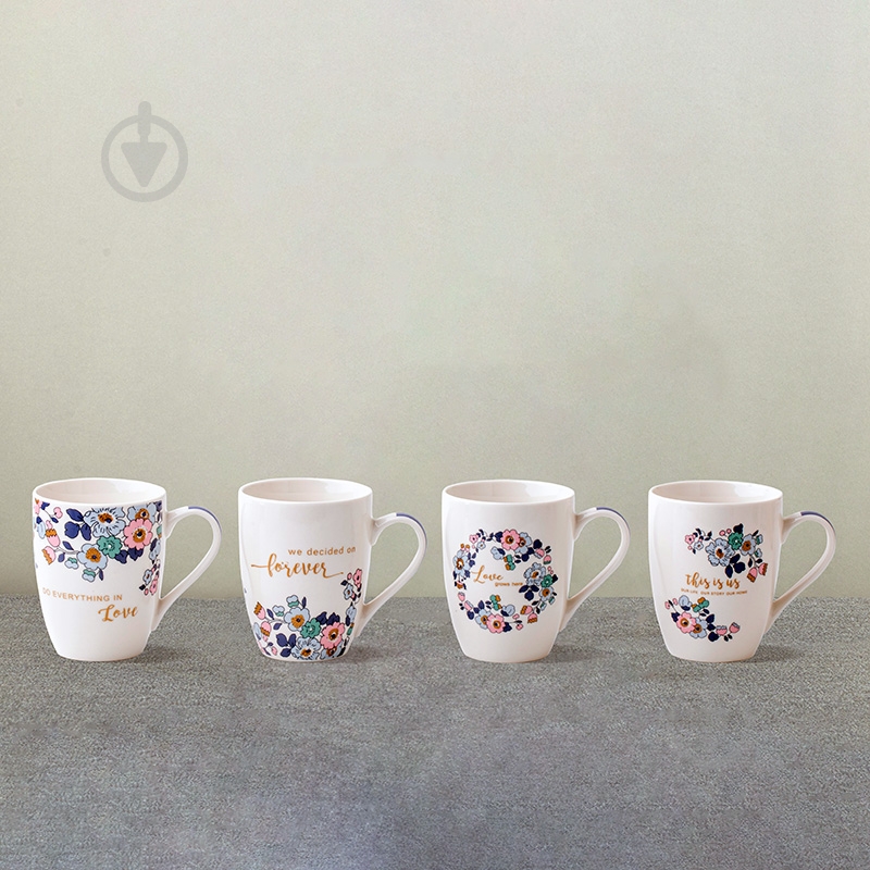 Чашка Vittora Узоры 340 мл VT-C-143340 - фото 2