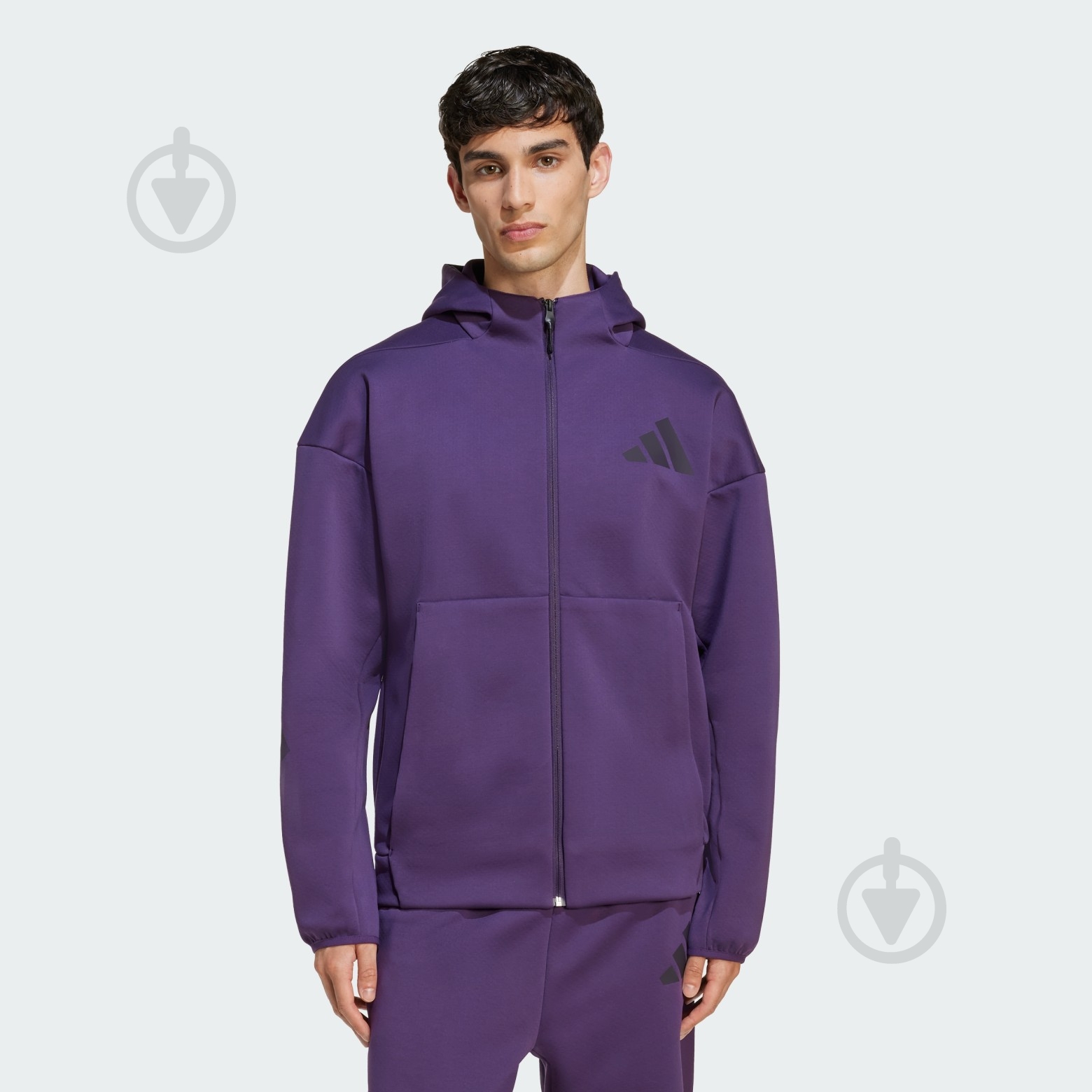 Джемпер Adidas M Z.N.E. FZ KB7124 р.S фиолетовый - фото 1