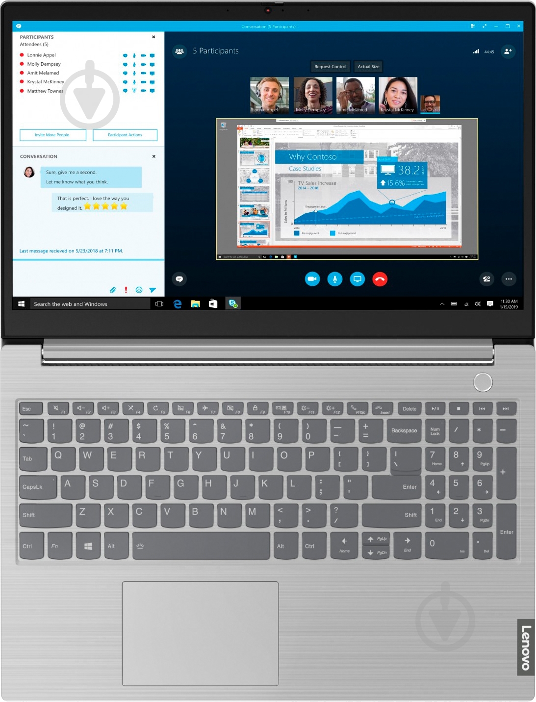 Ноутбук Lenovo ThinkBook 15,6" (20SM003NRA) grey - фото 3