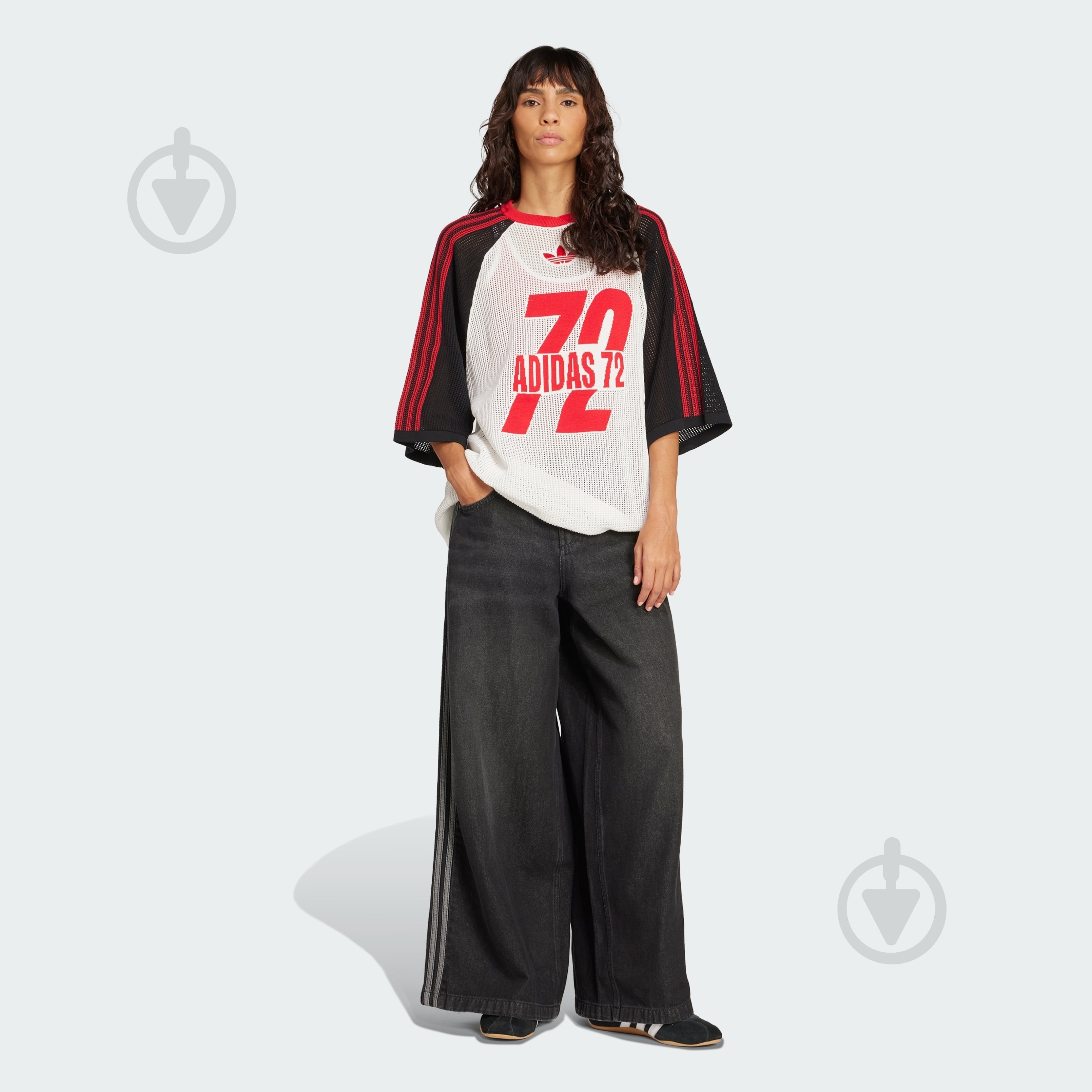 Джинси Adidas DENIM WIDE PANT JV7453 р.26 чорний - фото 5 Джинси Adidas DENIM WIDE PANT JV7453 р.26 чорний - фото 5