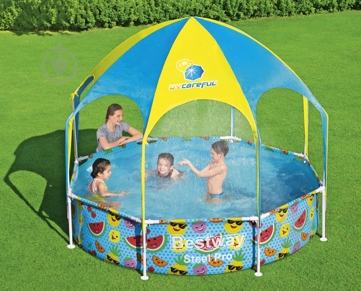 Басейн каркасний Bestway 244х51 см (56432) - фото 5