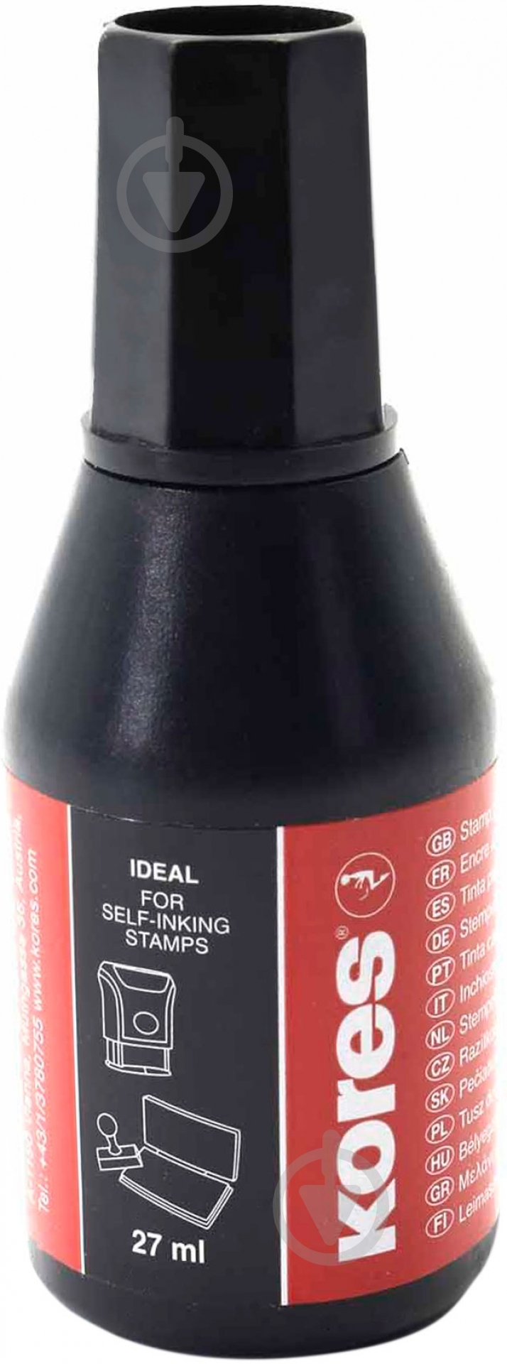 Краска штемпельная 27 мл черная Colop - фото 1