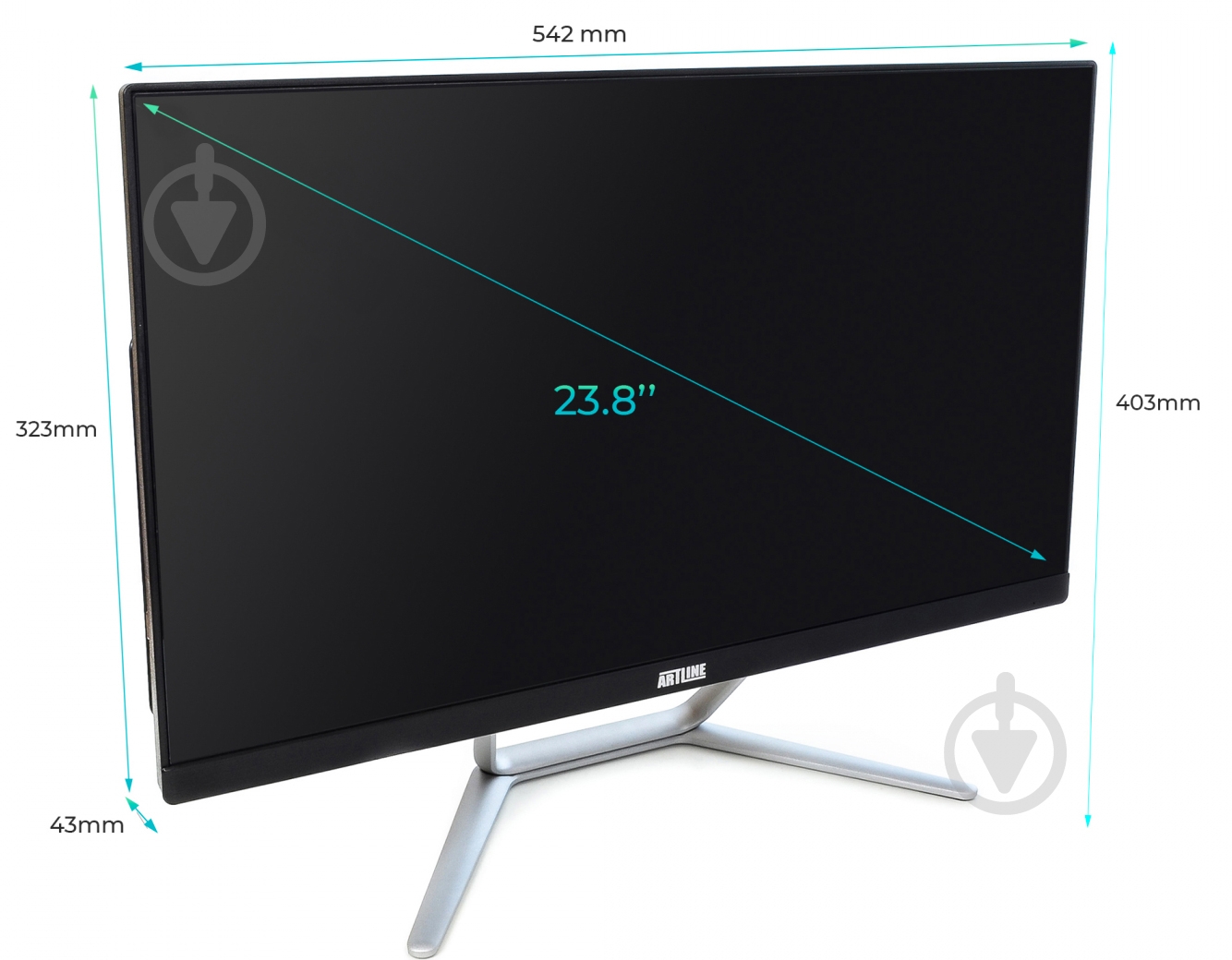 Моноблок Artline Home G43 23,8 (G43v24Win) black - фото 12