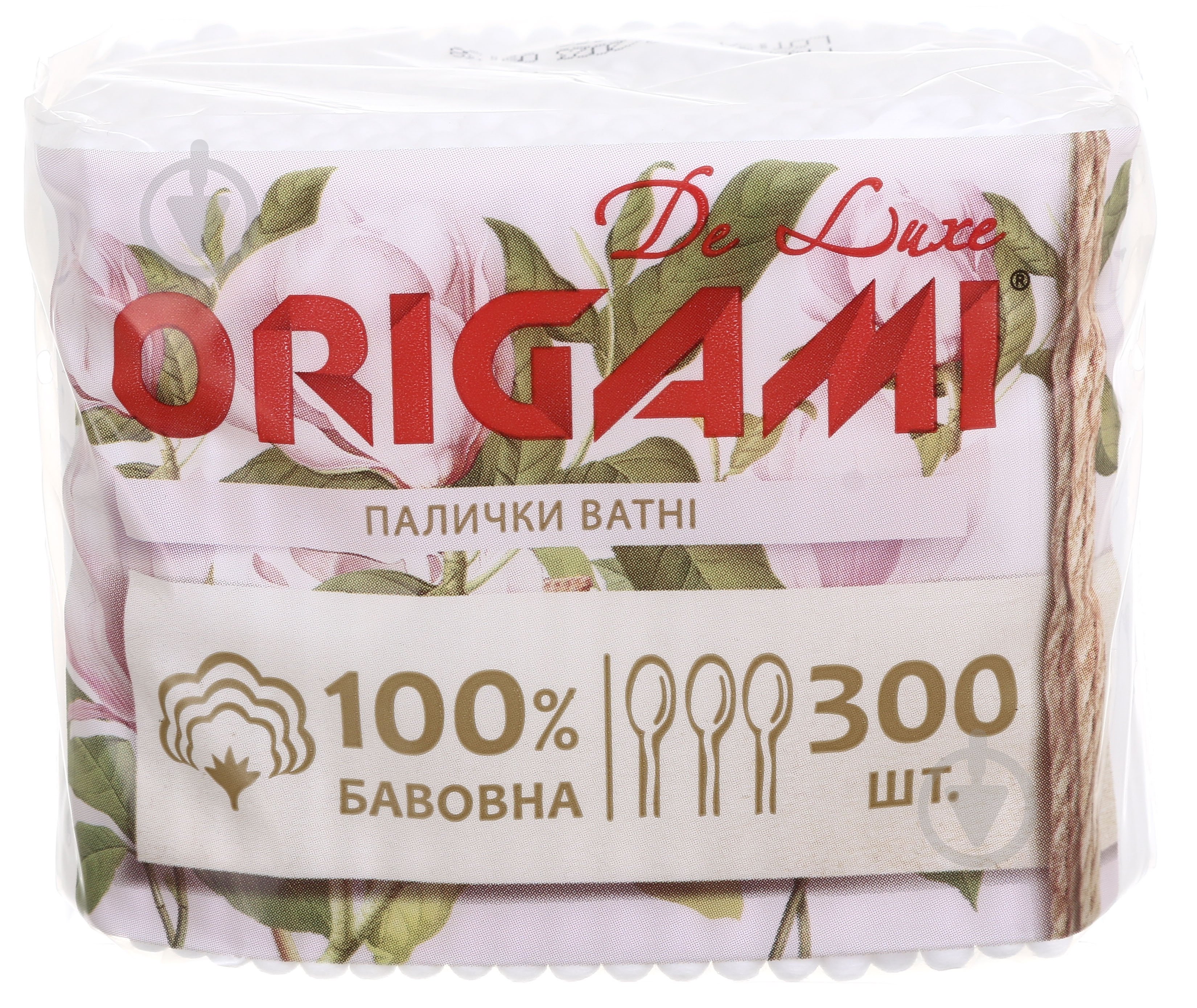 Ватні палички Origami 300 шт. (м'яка) - фото 1