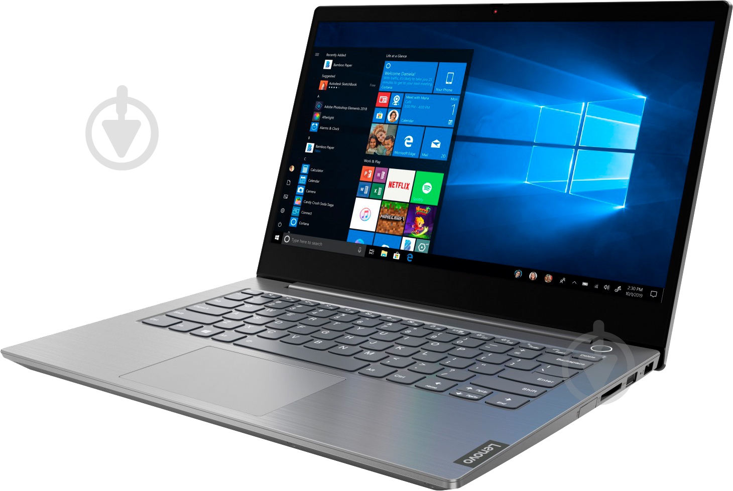 Ноутбук Lenovo ThinkBook 14" (20SL0049RA) grey - фото 4