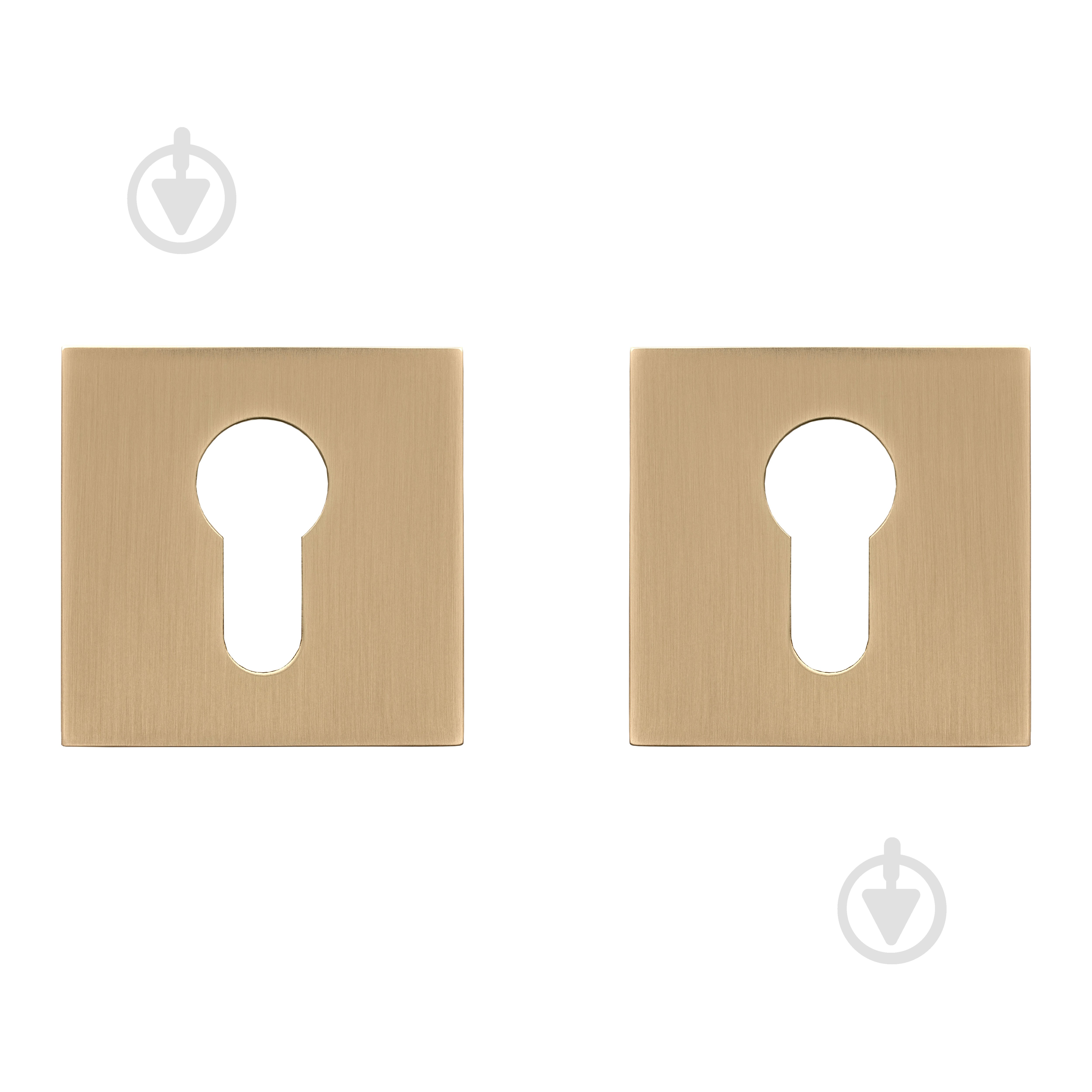 Накладка під циліндр Gavroche Z25-EH (Satin Brass) - фото 1 Накладка під циліндр Gavroche Z25-EH (Satin Brass) - фото 1