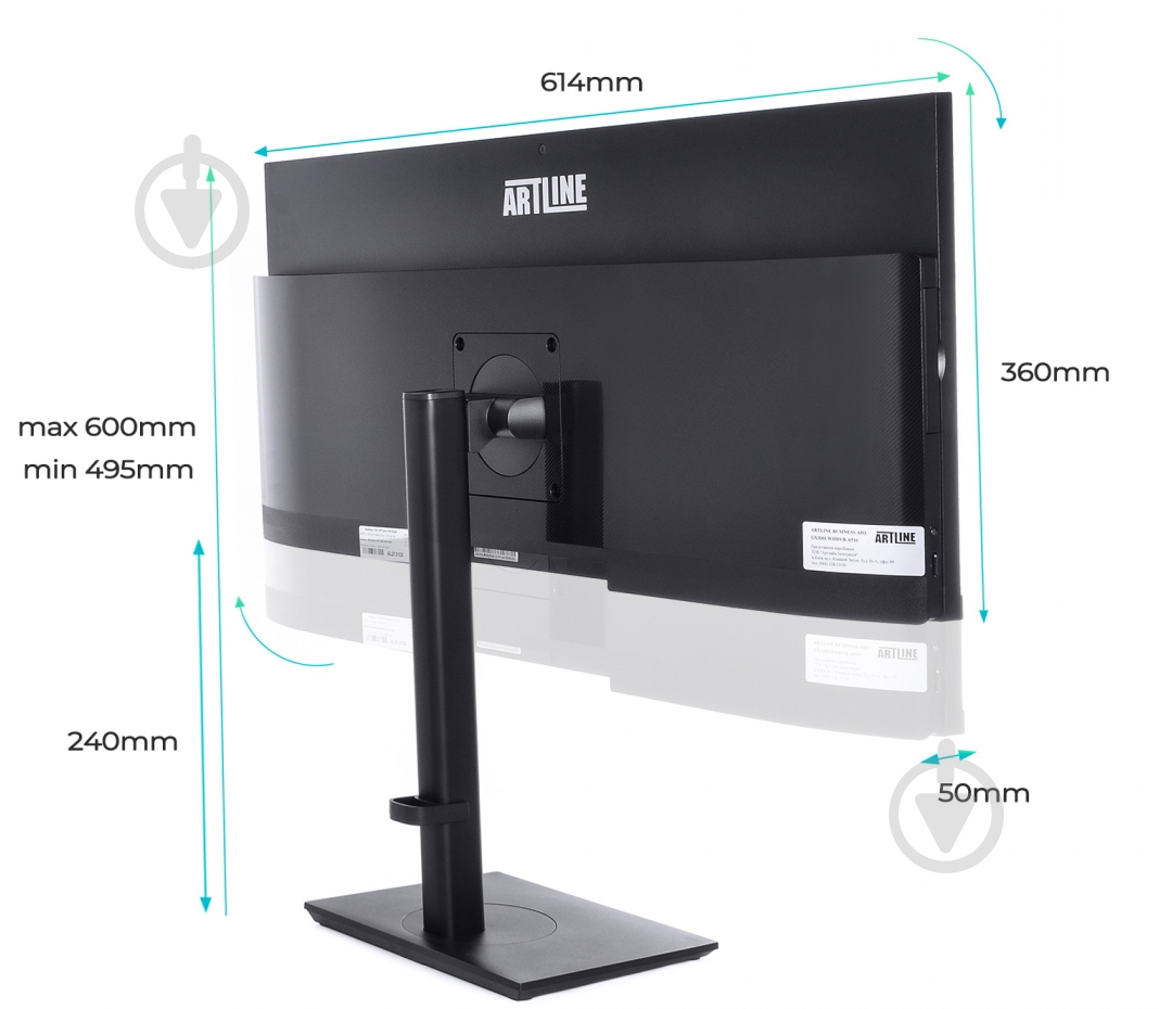 Моноблок Artline Home GX310 30 (GX310v12Win) black - фото 12