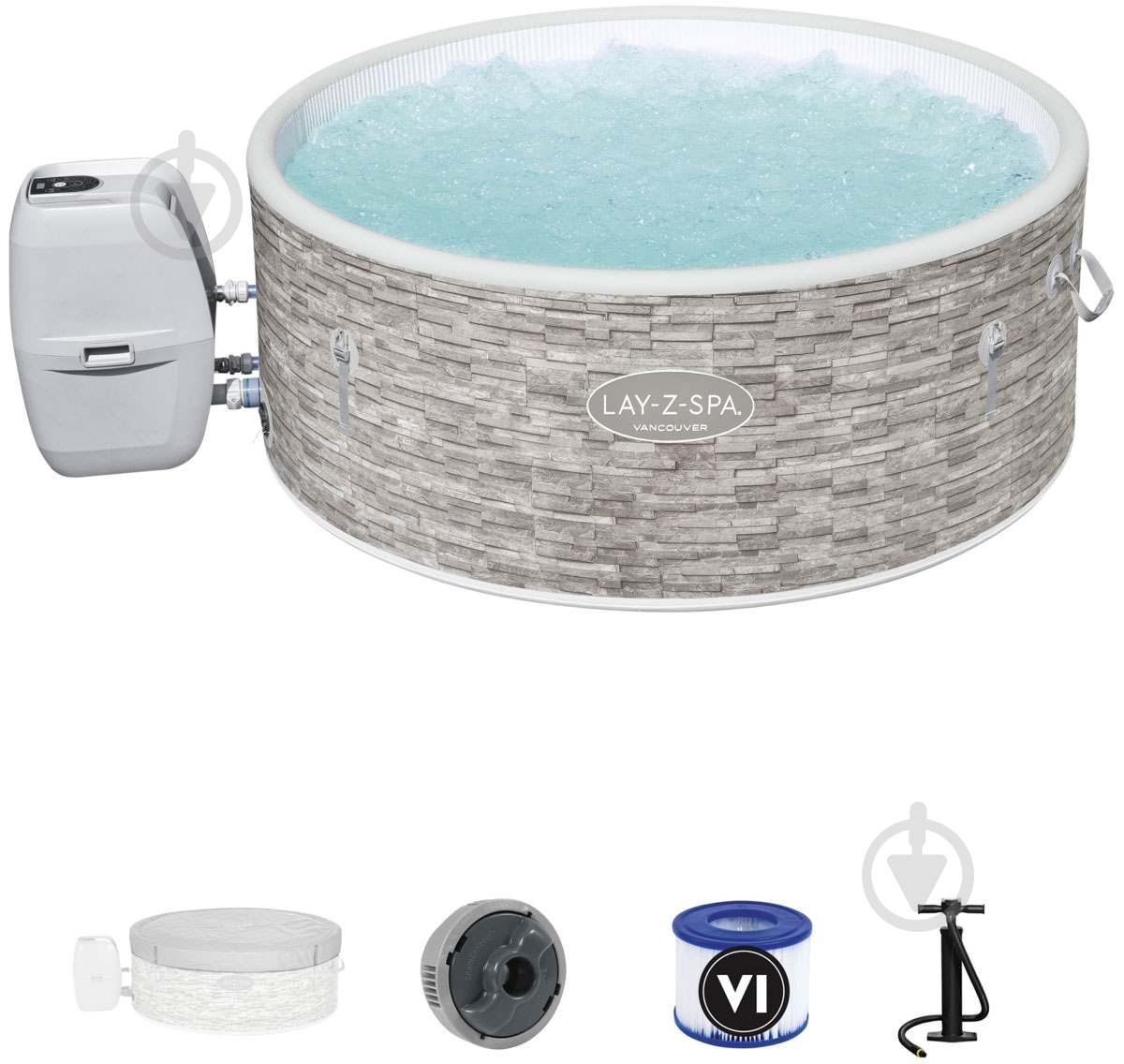 Спа-бассейн Bestway Ванкувер 155х60 см - фото 6