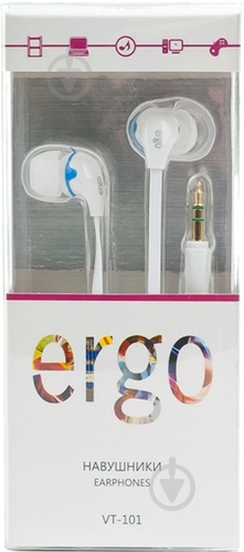 Наушники Ergo VT-101 (SM-E1016WT) white - фото 2