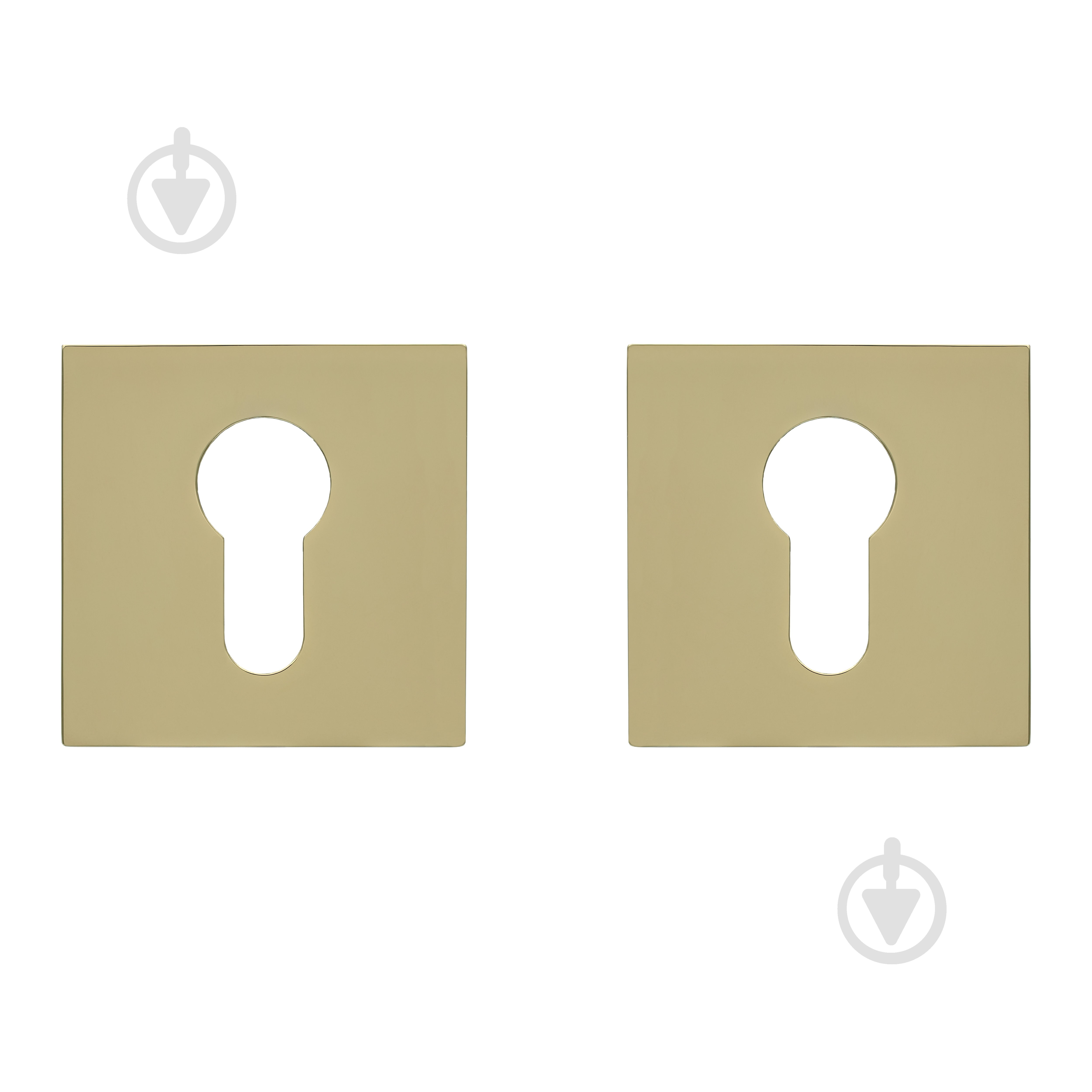 Накладка під циліндр Gavroche Z25-EH (Gold PVD) - фото 1 Накладка під циліндр Gavroche Z25-EH (Gold PVD) - фото 1