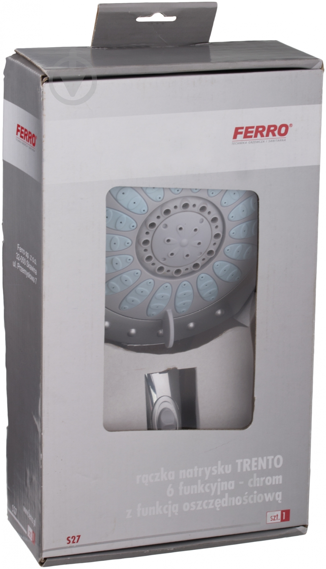 Ручной душ Ferro Trento S27 - фото 4 Ручной душ Ferro Trento S27 - фото 4