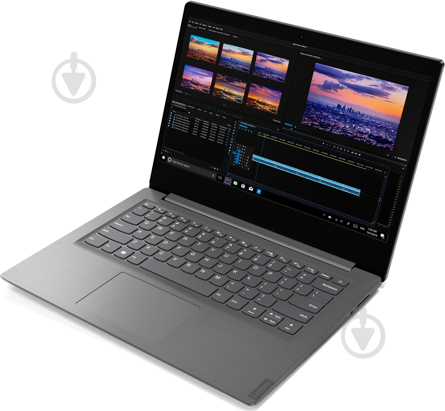 Ноутбук Lenovo V14 14" (82C400XGRA) iron grey - фото 2