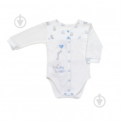 Боди для мальчика Baby Veres Friendship р.80 молочный с рисунком - фото 1 Боди для мальчика Baby Veres Friendship р.80 молочный с рисунком - фото 1