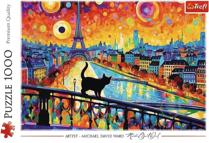 Trefl 1000 Кот в Париже 10795 - фото 1