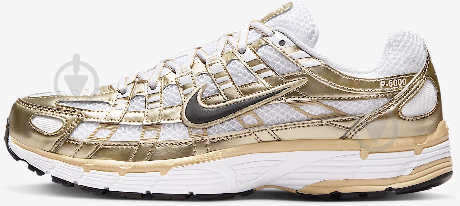ᐉ Кросівки жіночі Nike W P-6000 GLD IF1787-100 р.36 біло-золоті