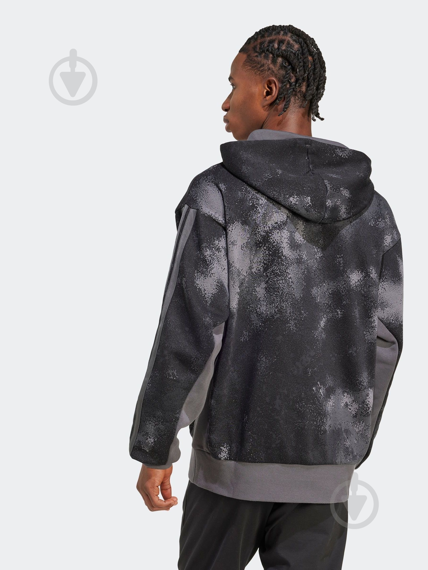 Джемпер Adidas AOP Colourblock JW3709 р.XL сірий - фото 2