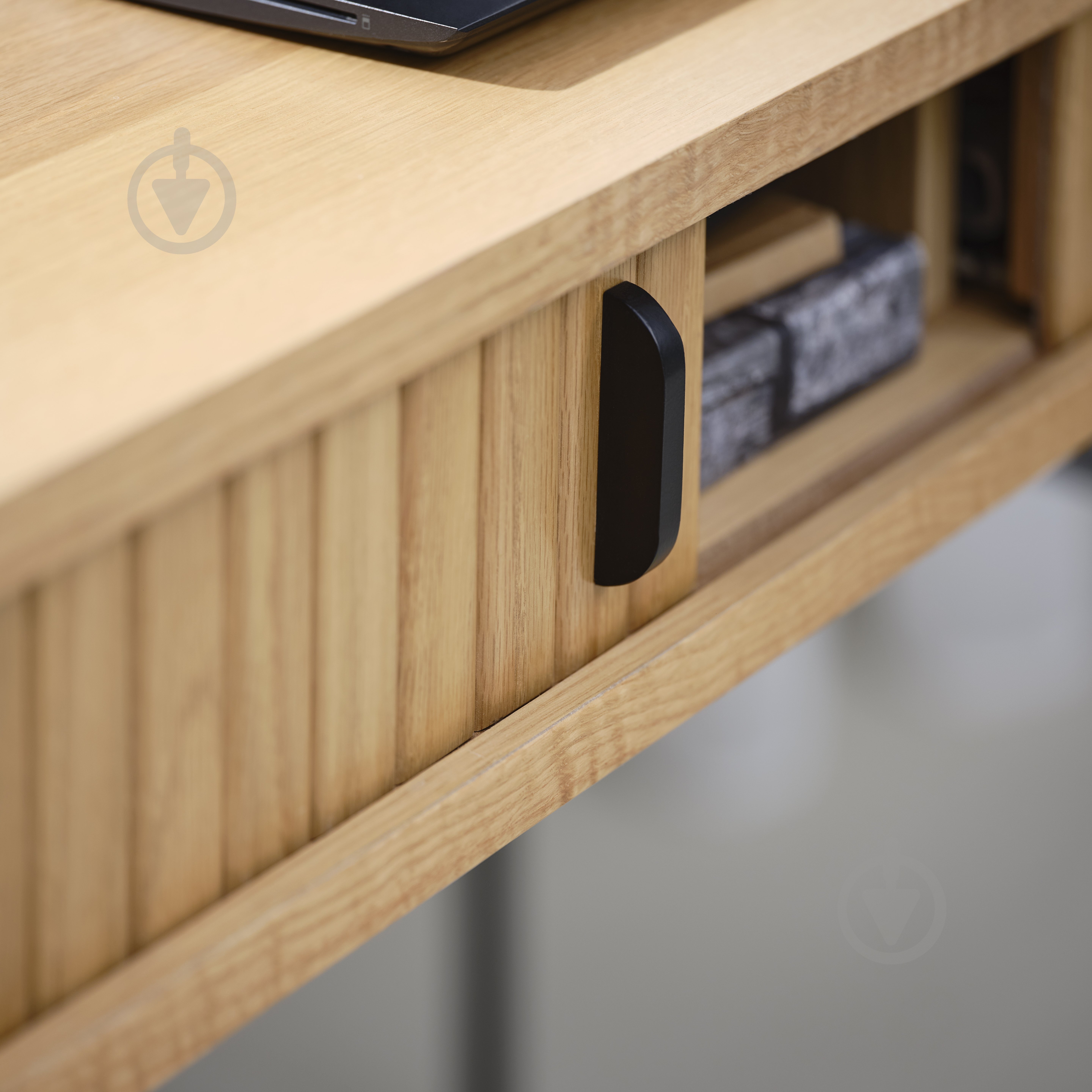 Стол письменный Unique Furniture NOLA 750х1200х600 мм черный/дуб натуральный (NOLA DESK 60x120 CM ) - фото 11