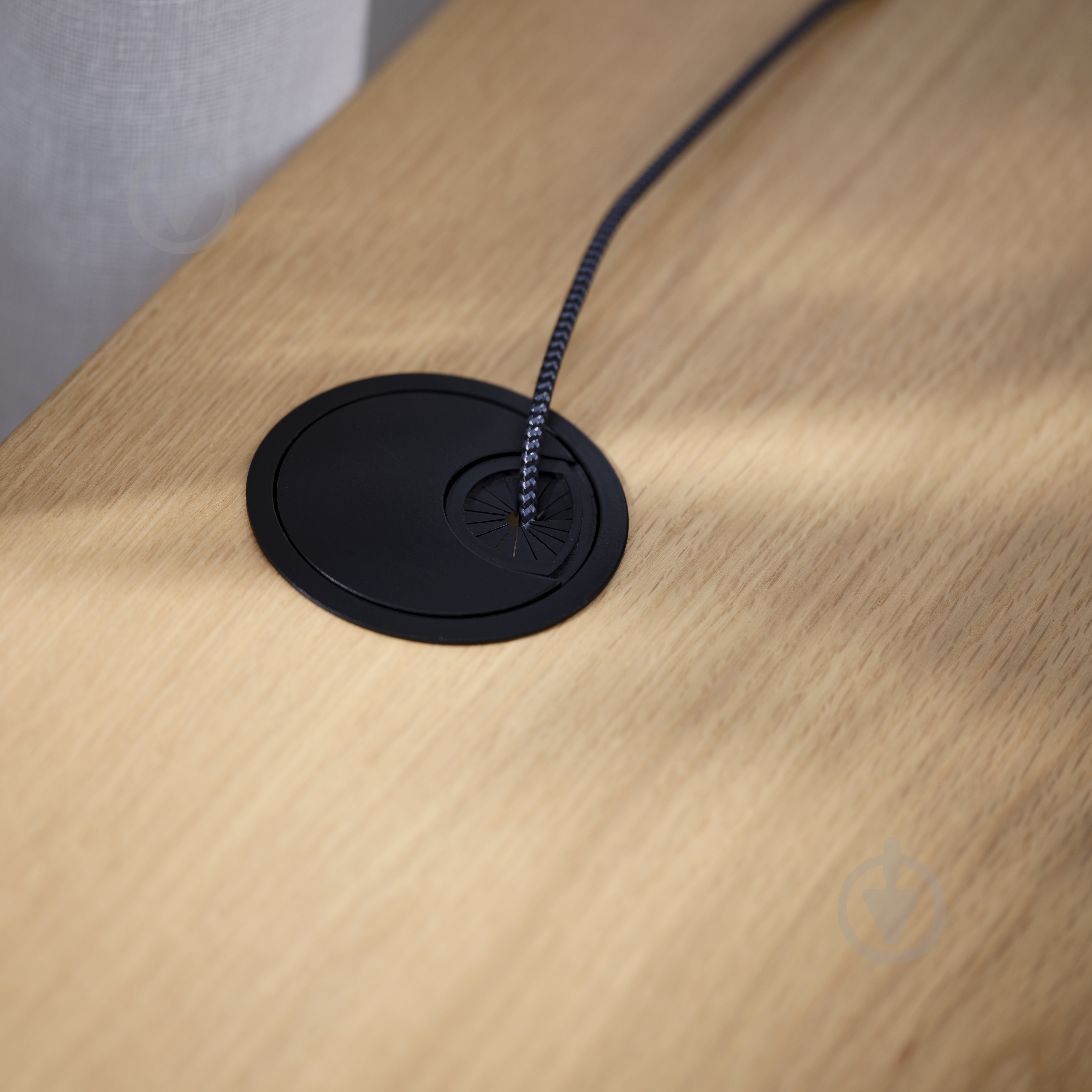 Стол письменный Unique Furniture NOLA 750х1200х600 мм черный/дуб натуральный (NOLA DESK 60x120 CM ) - фото 10