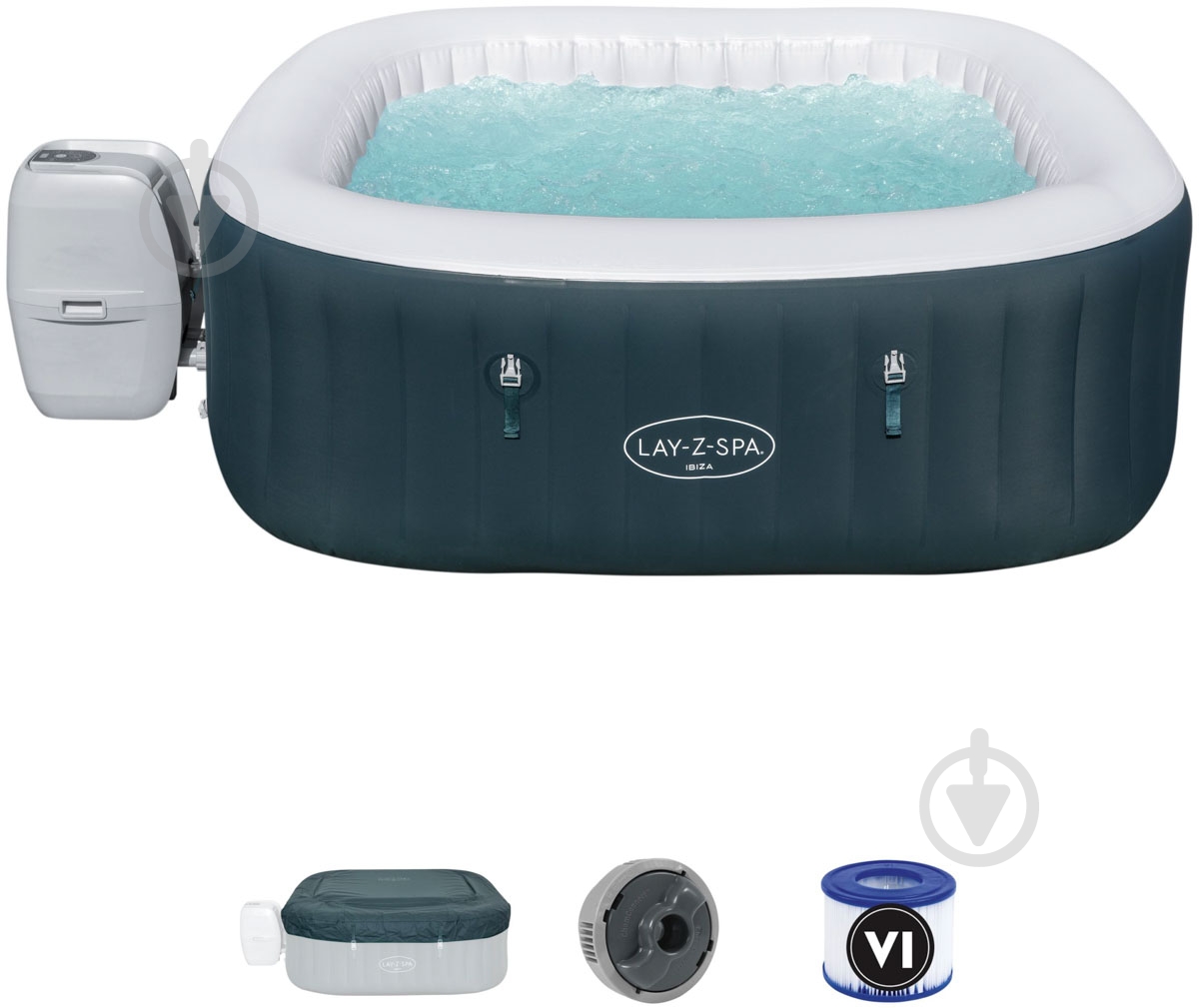 Спа-бассейн Bestway Ибица 180x180х66 см - фото 5