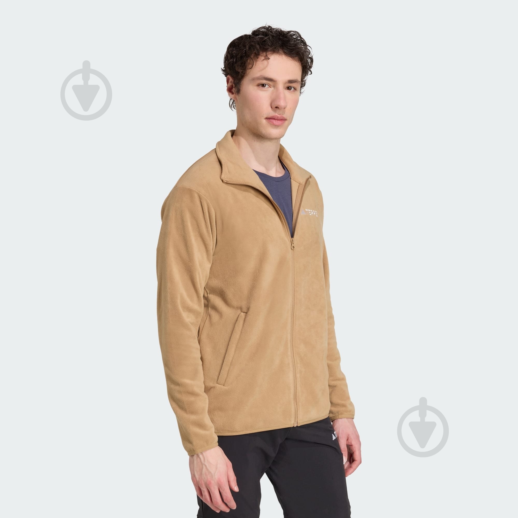 Джемпер Adidas MT ESS FZ FL JM3115 р.S коричневий - фото 3 Джемпер Adidas MT ESS FZ FL JM3115 р.S коричневий - фото 3